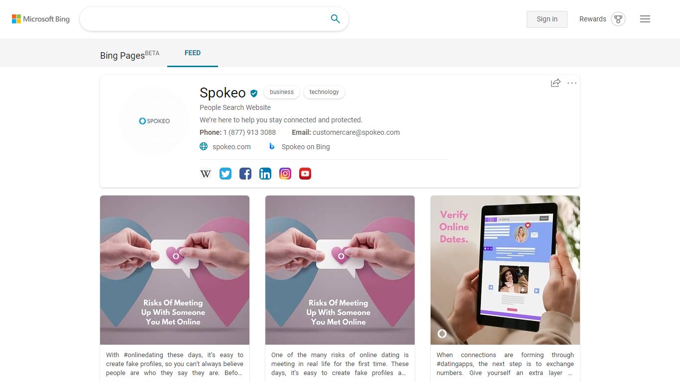 Spokeo (@spokeo) | Bing Pages